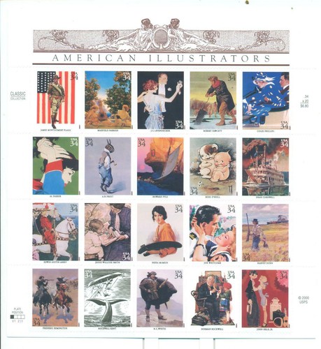 Foglio america illustrata - america,